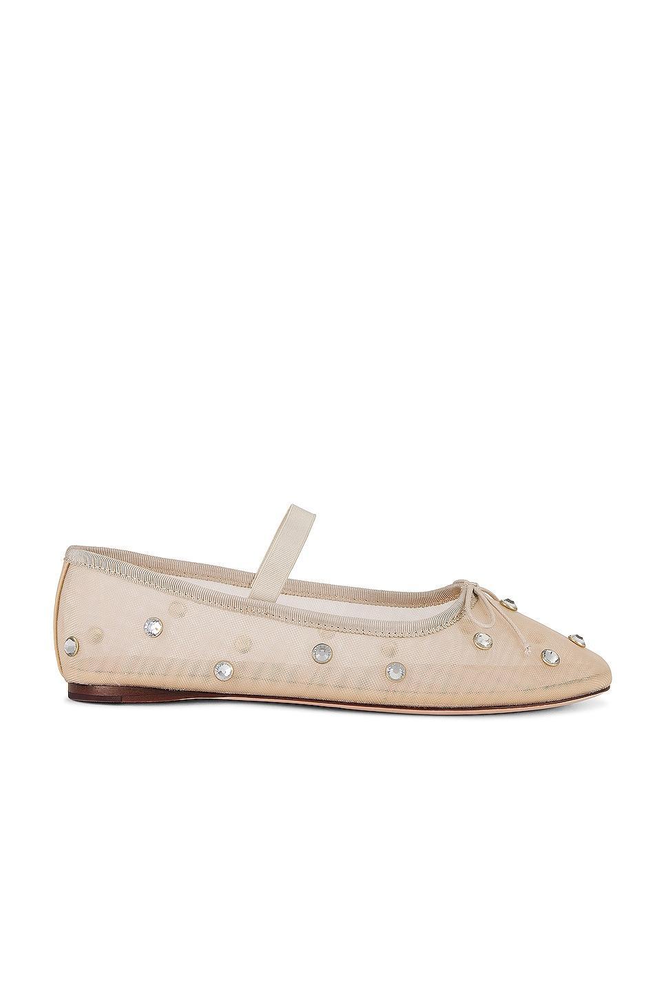 Womens Leonie Crystal Mesh Ballet Flats Product Image