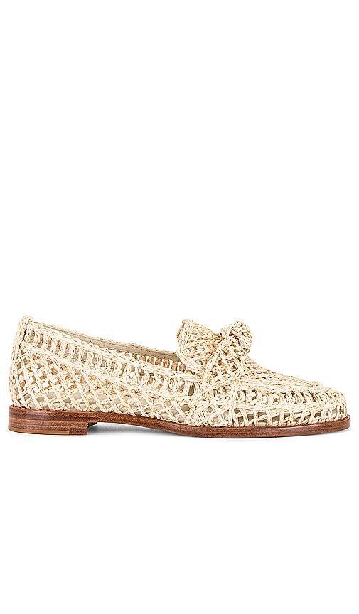 Raffia Penny Loafer Alexandre Birman Product Image