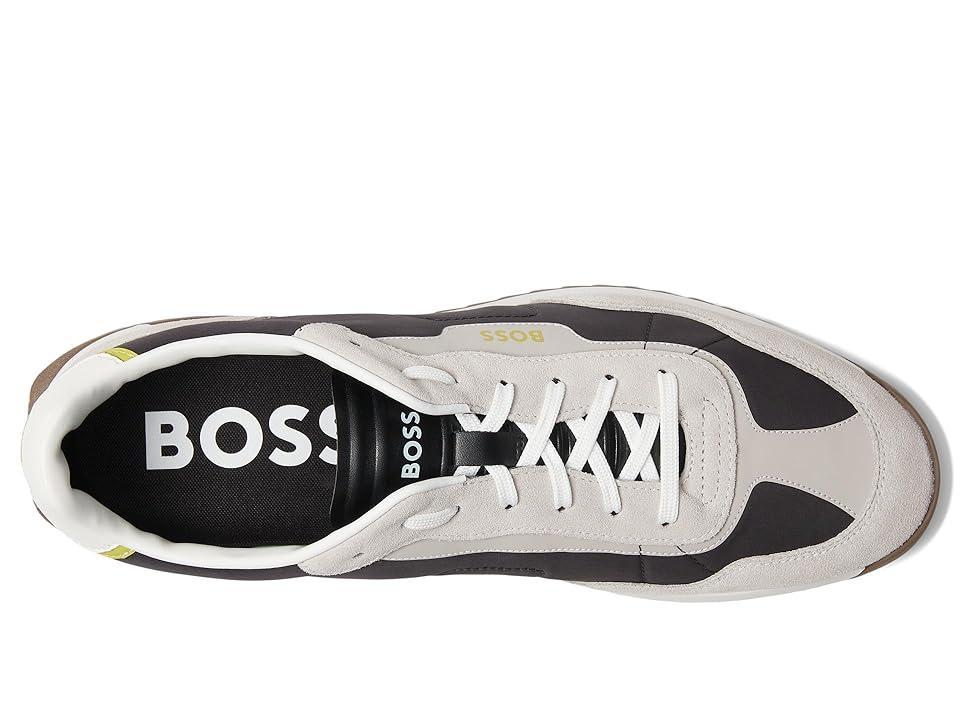 BOSS Zayn Low Profile Sneaker (Charcoal) Men's Shoes Product Image