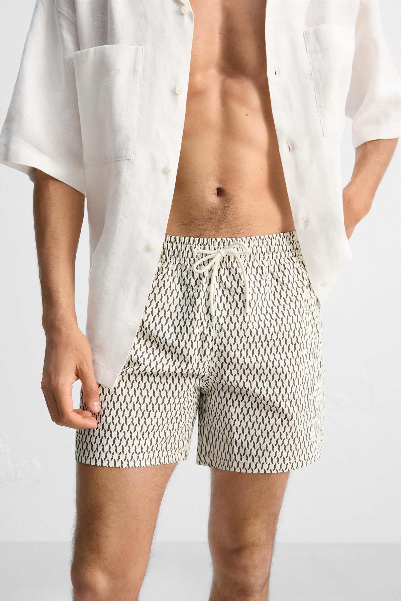 GEOMETRIC PRINT MEDIUM SWIMSUIT Product Image