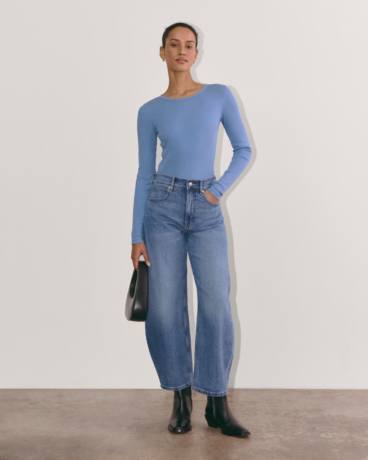 Womens Luxe Rib Long-Sleeve Crew Sweater by Everlane Product Image