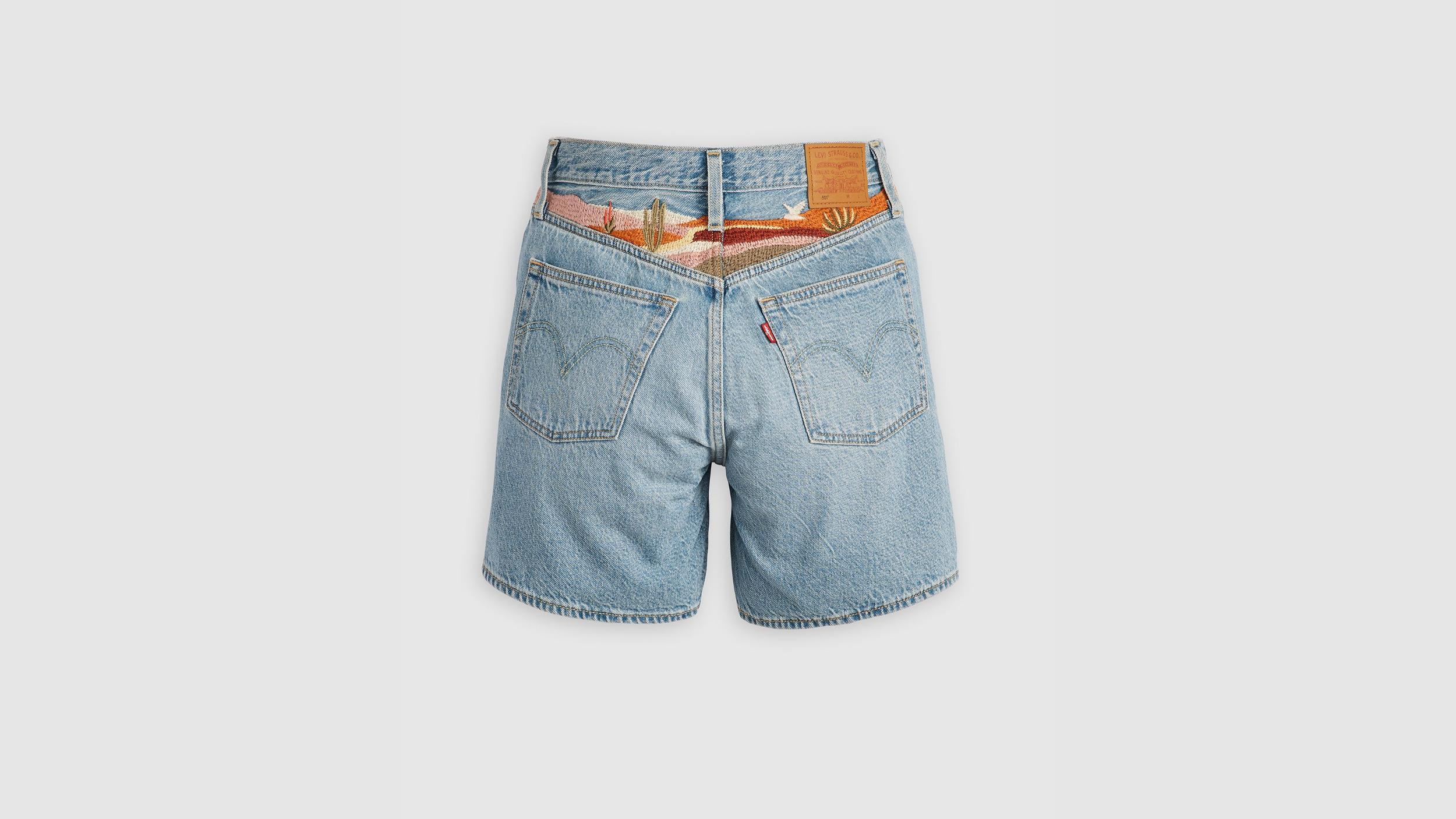 501® Original Fit High Rise Mid-Thigh Lightweight Women's Shorts Product Image