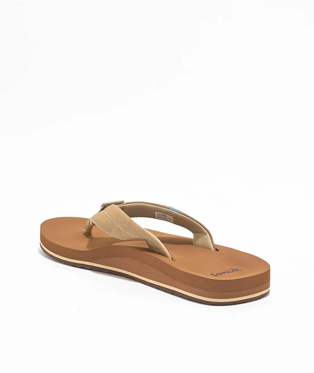 Sanuk Ziggy Switchfit Tan Sandals Product Image