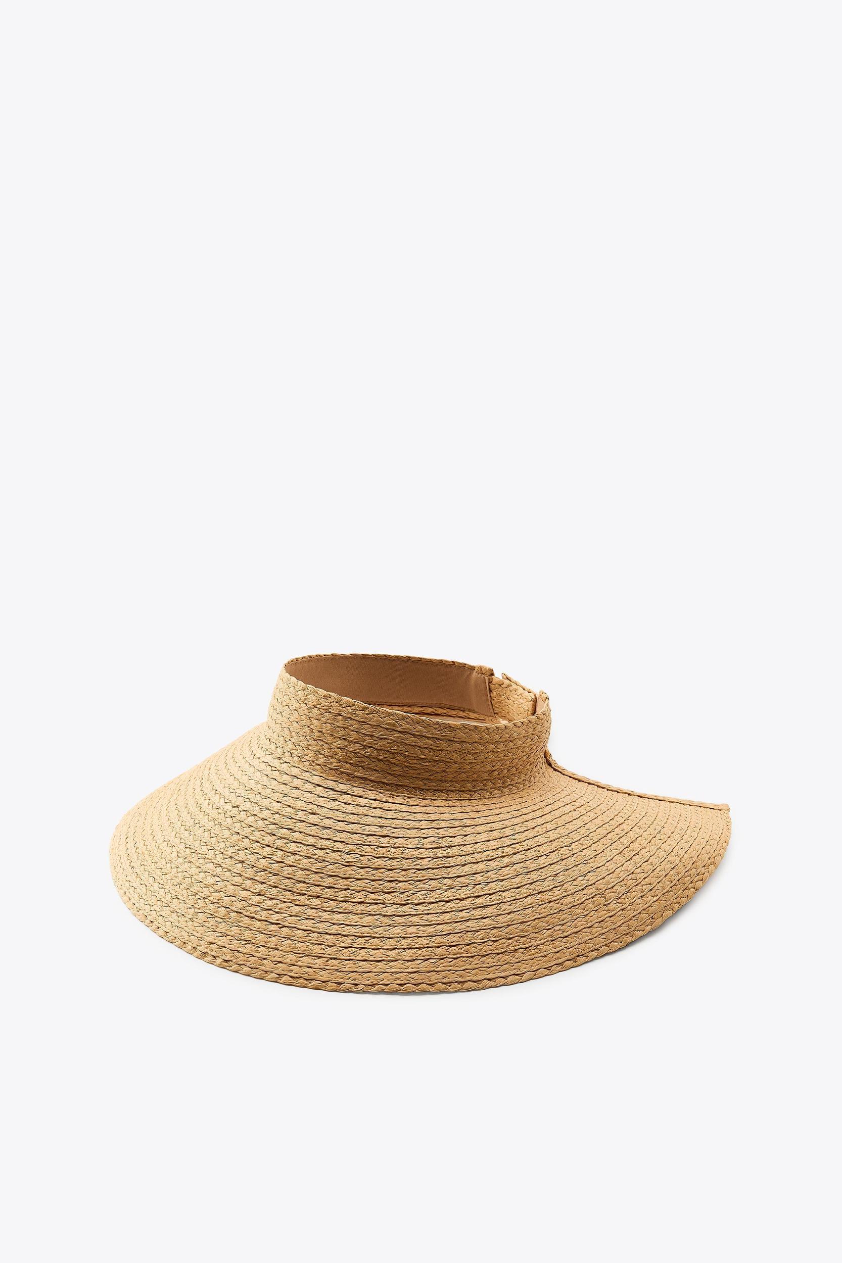 WIDE BRIM WOVEN VISOR Product Image
