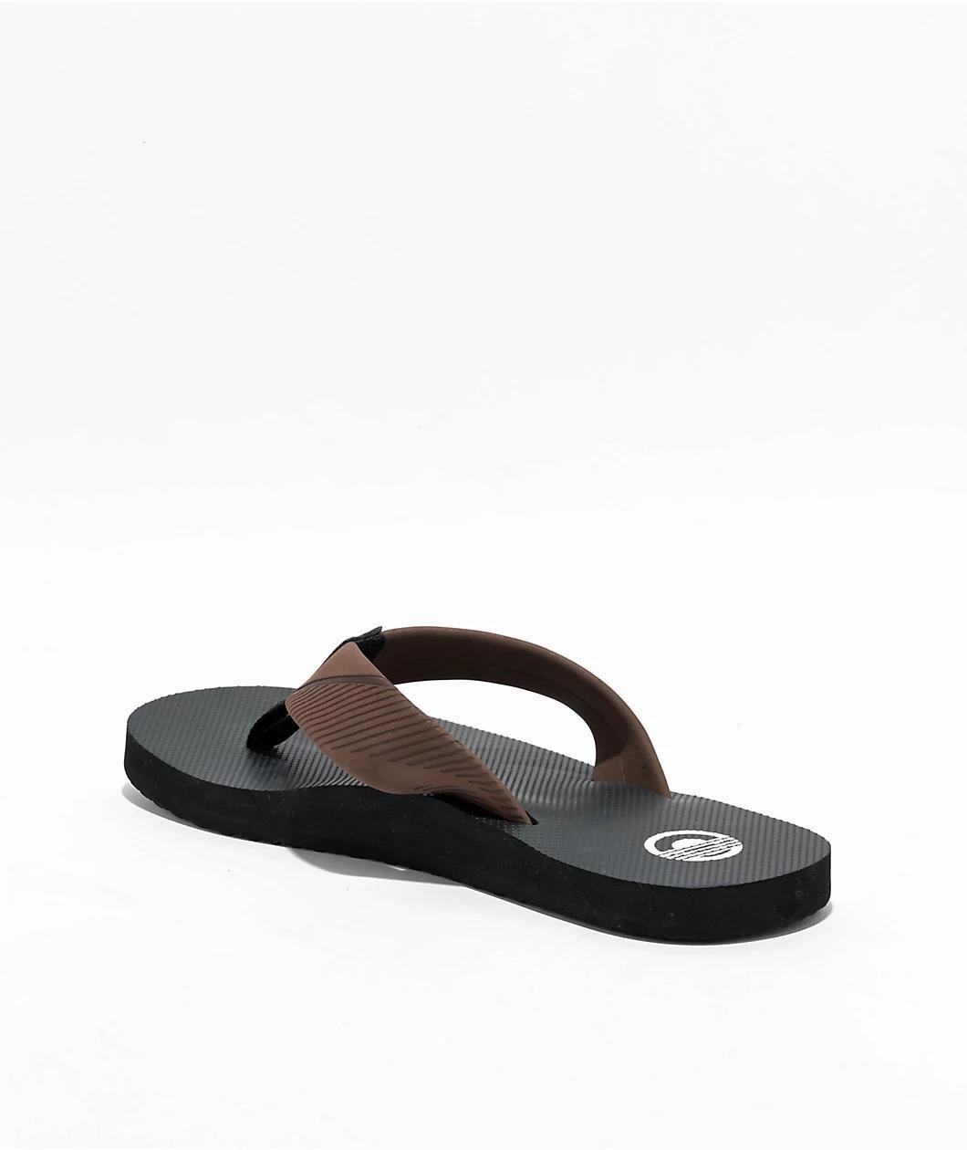 Cords Eddie Brown & Black Sandals Product Image