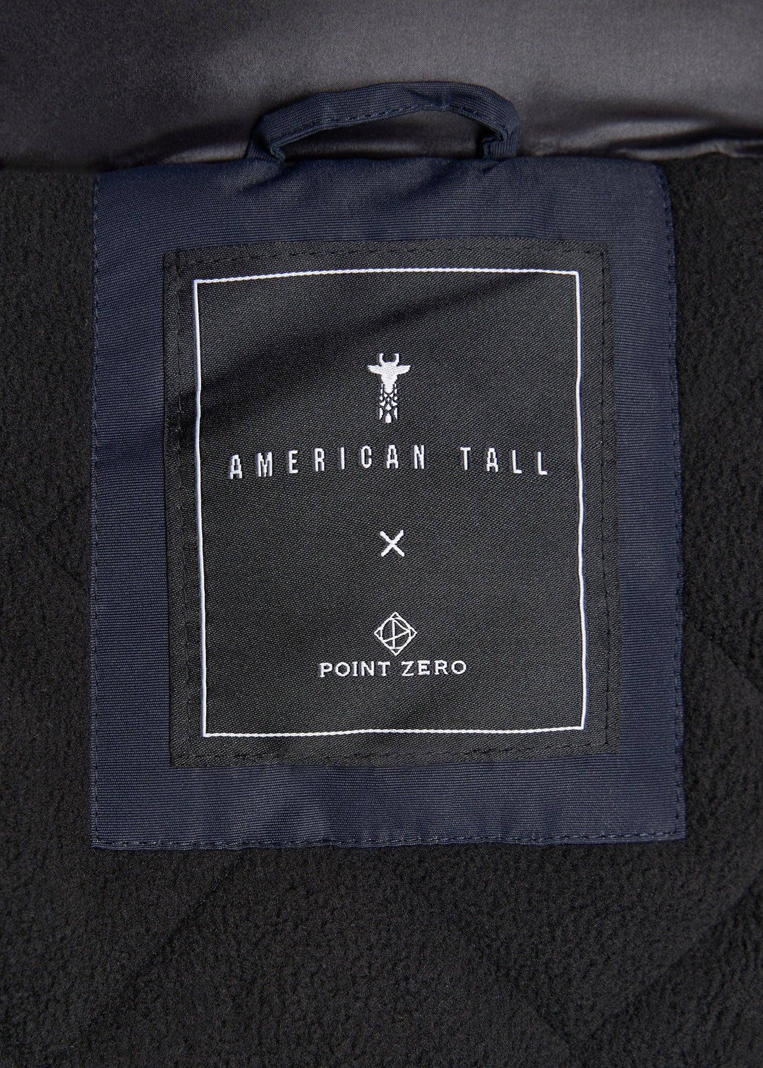 American Tall X Point Zero Tall Men's Parka in Navy Product Image