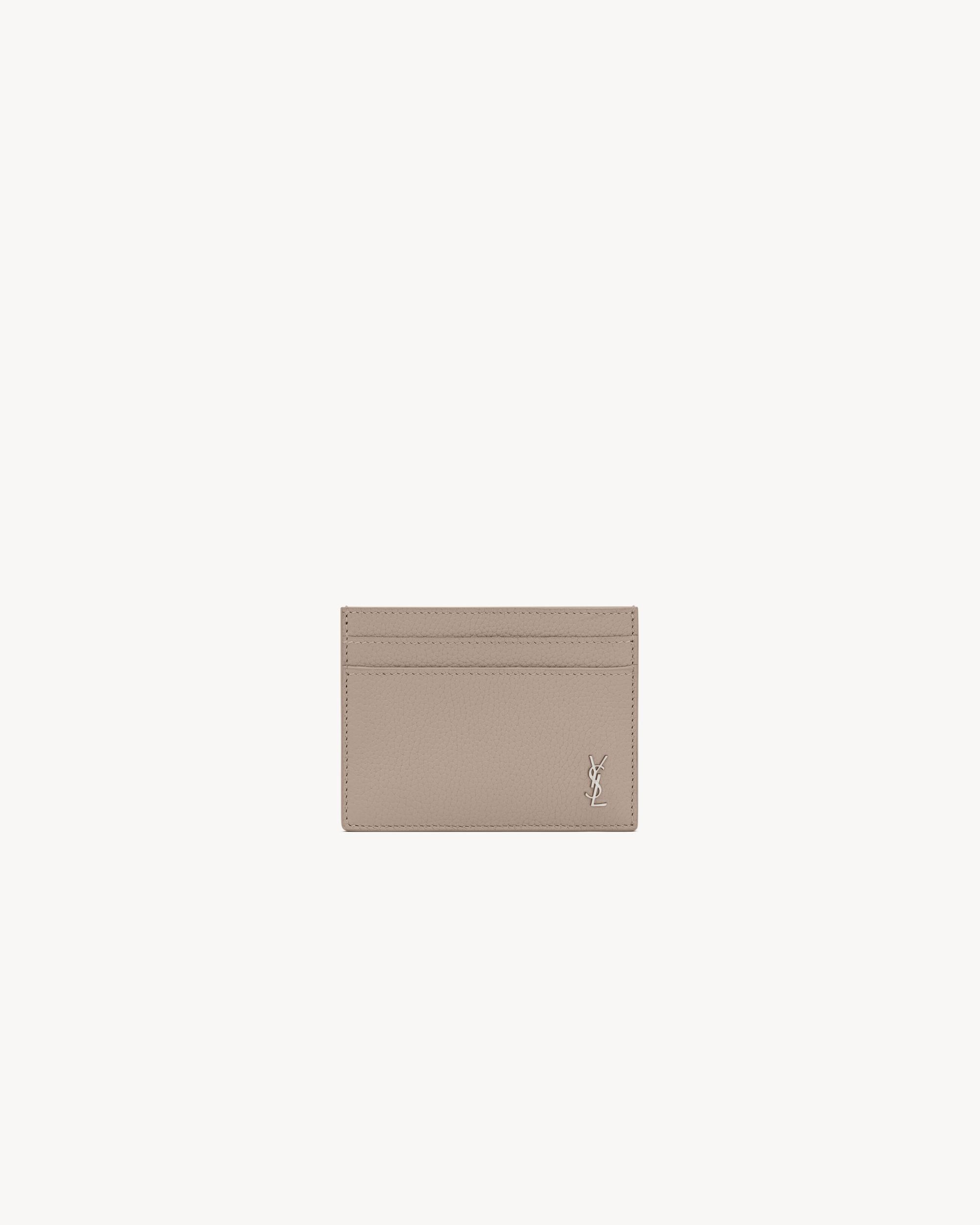 TINY CASSANDRE CARD CASE IN GRAINED LEATHER Product Image