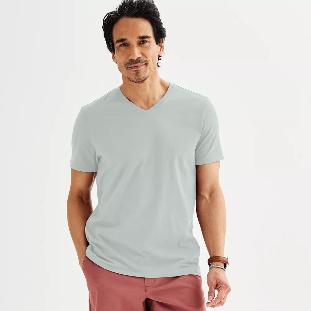 Men's Apt. 9® Premier Flex Short Sleeve V-Neck Tee,  Product Image