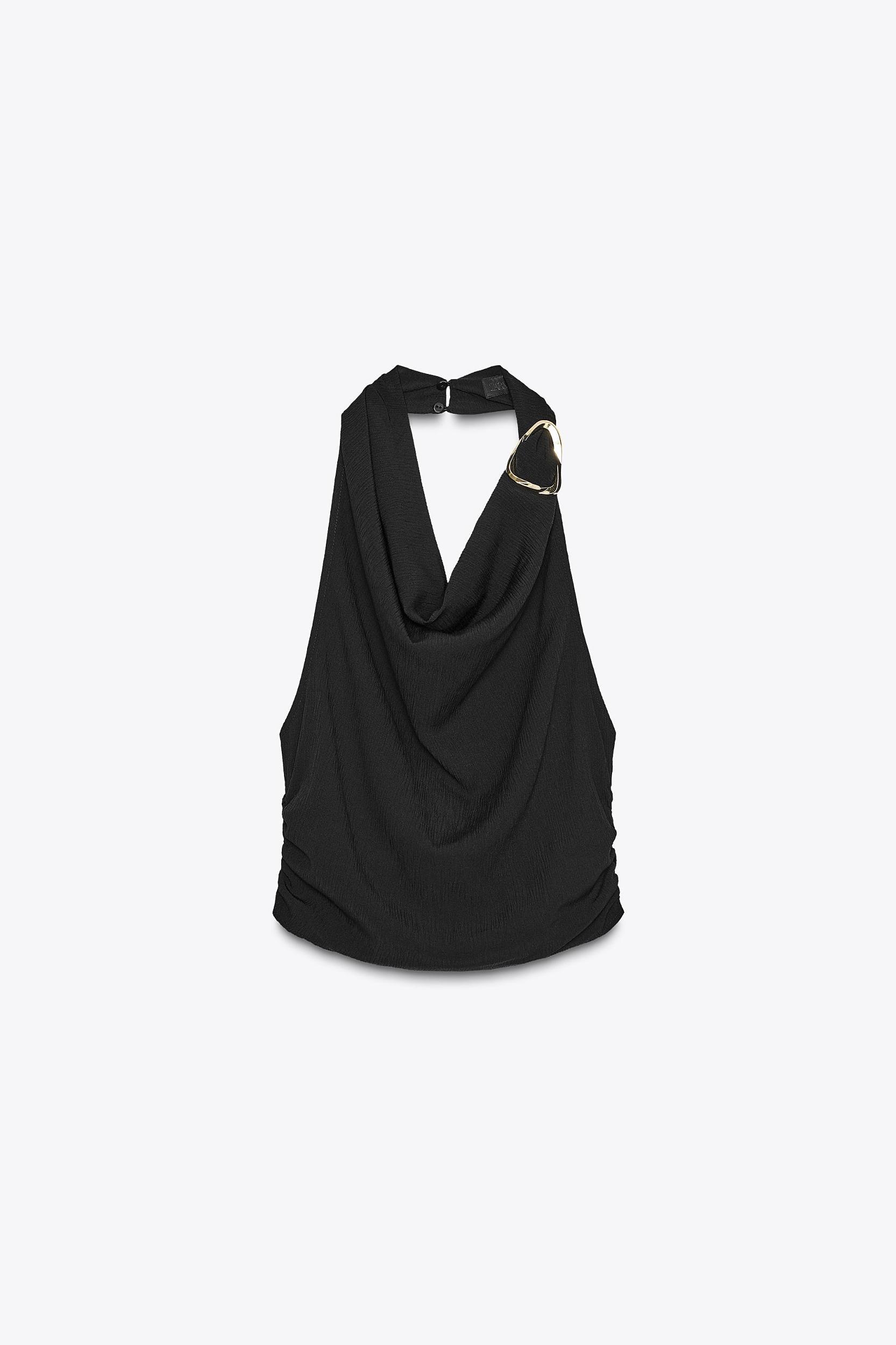 HALTER TOP WITH HARDWARE Product Image