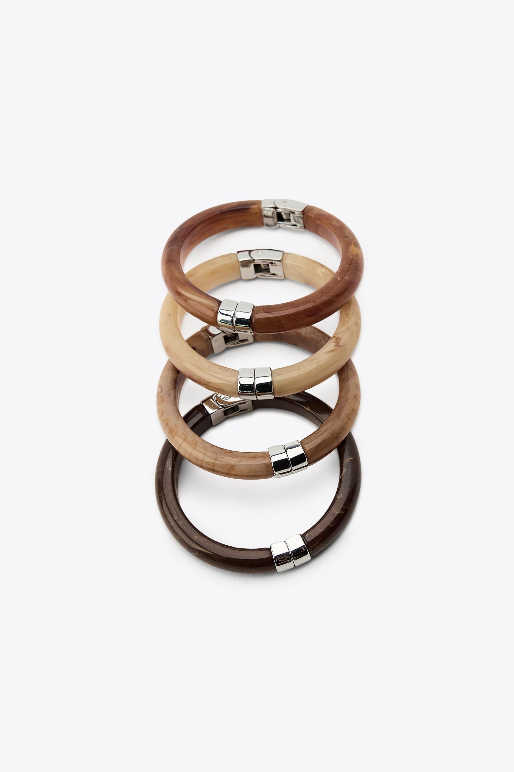 4-PACK OF HINGED BRACELETS Product Image