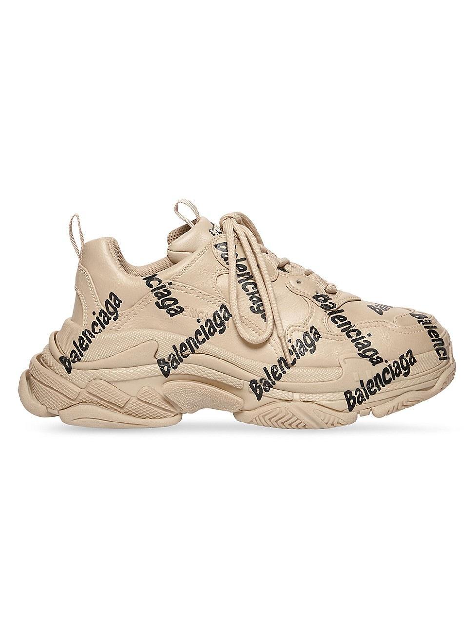 Womens Triple S Logotype Sneakers Product Image