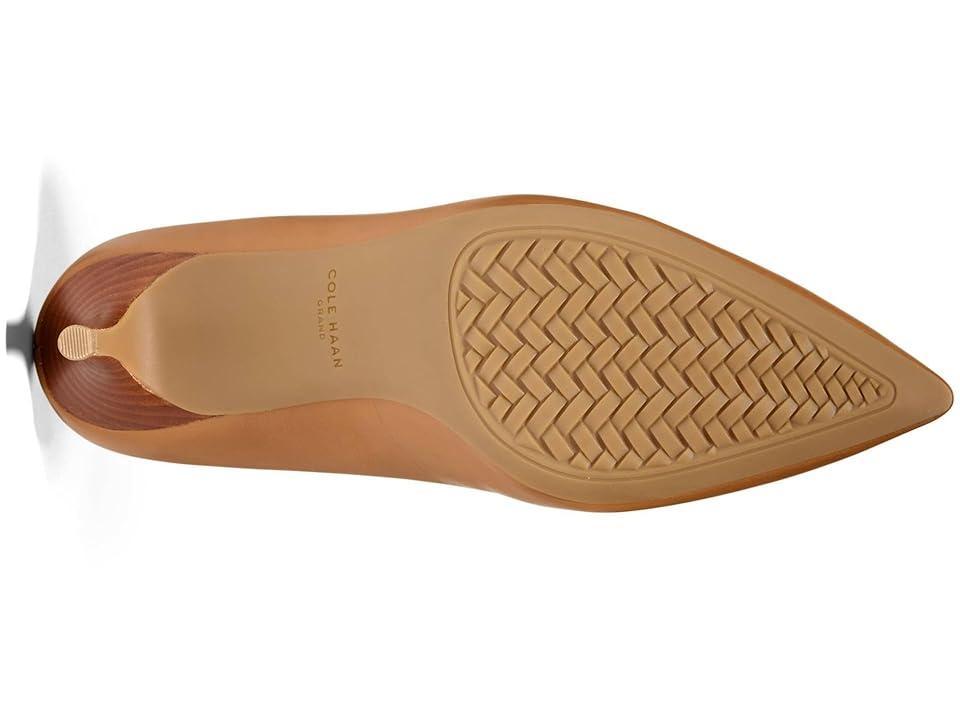 Cole Haan The Go-To Park Pump 65 mm (Pecan Leather/Stack) Women's Shoes Product Image