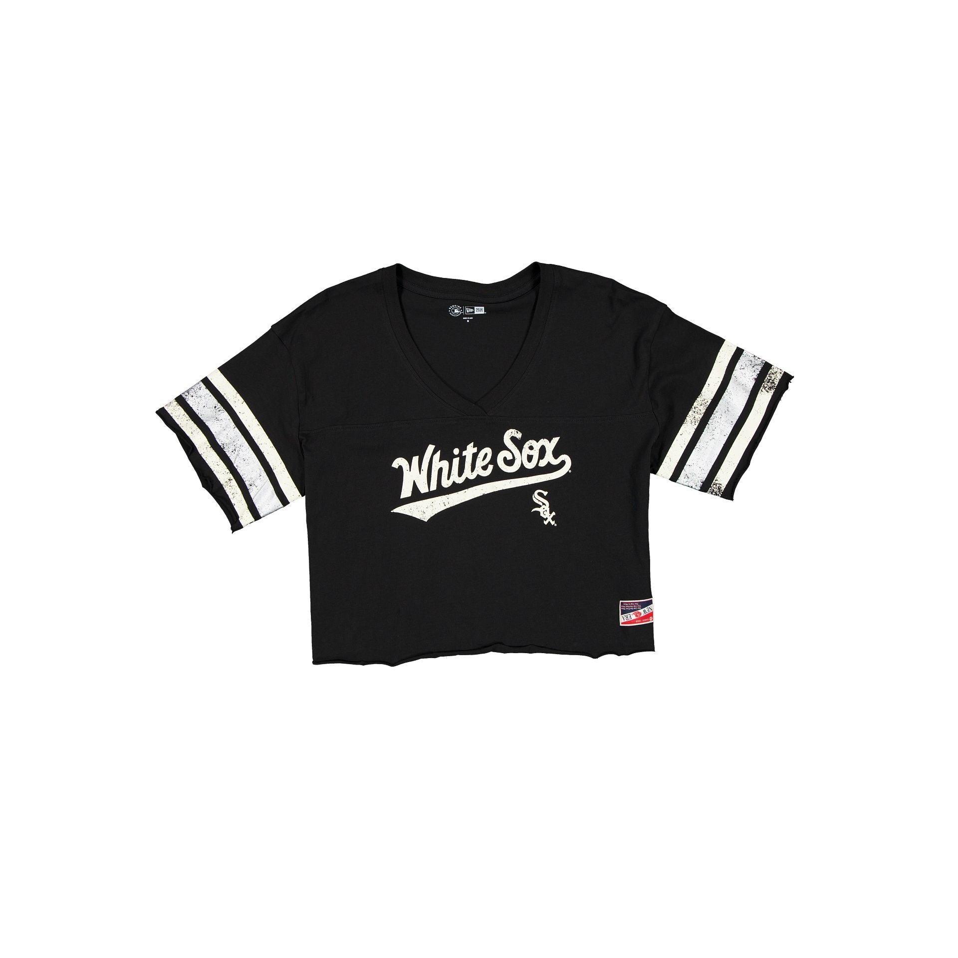 Chicago White Sox Throwback Cropped Women's T-Shirt Female Product Image