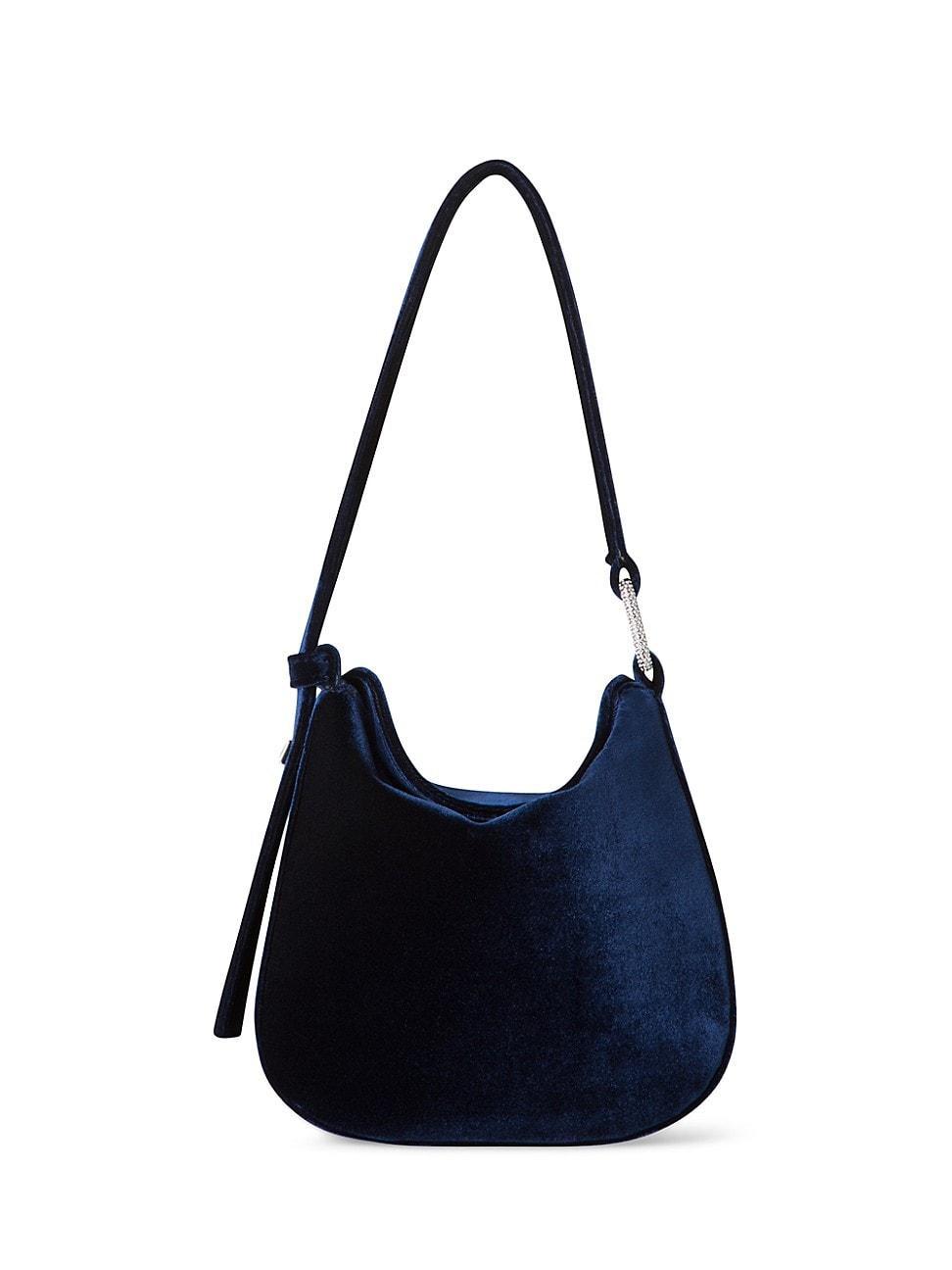 Womens Anna Mini Leather Hobo Bag Product Image