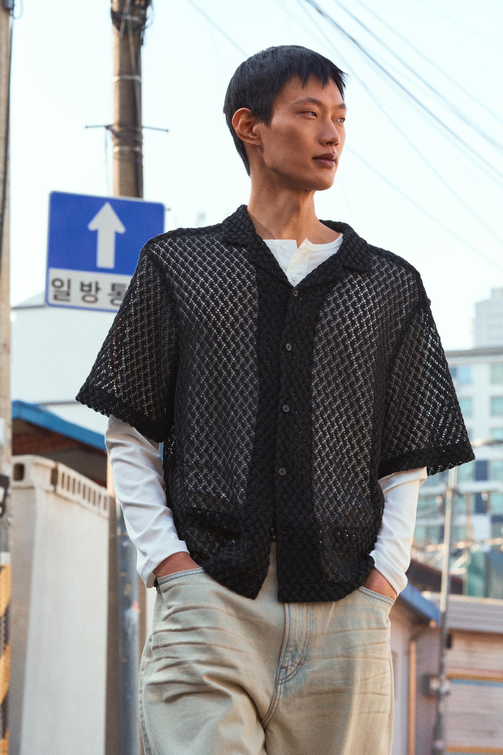 Loose-Fit Resort Shirt Product Image