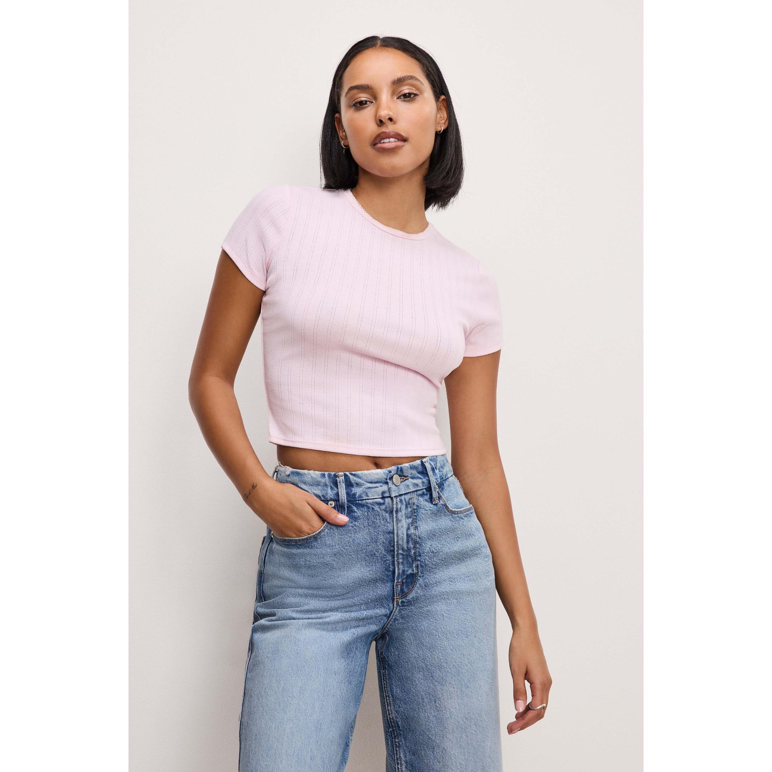 Pointelle Baby Tee Product Image