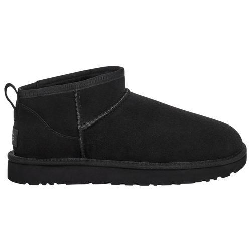 UGG Womens UGG Classic Ultra Mini - Womens Shoes Black/Black Product Image