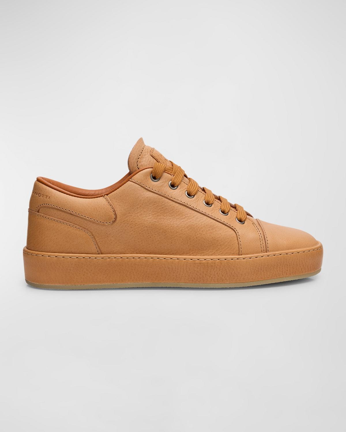 Men's Norbel Leather Low-Top Sneakers Product Image