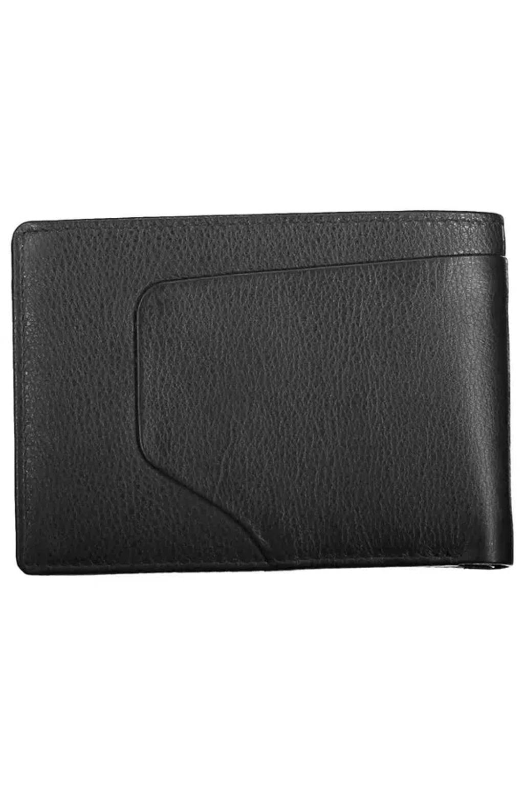 PIQUADRO Black Leather Mens Wallet Product Image