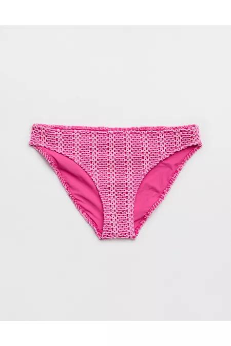 Aerie The Classic Cloudweave Crochet Bikini Bottom Women's Product Image