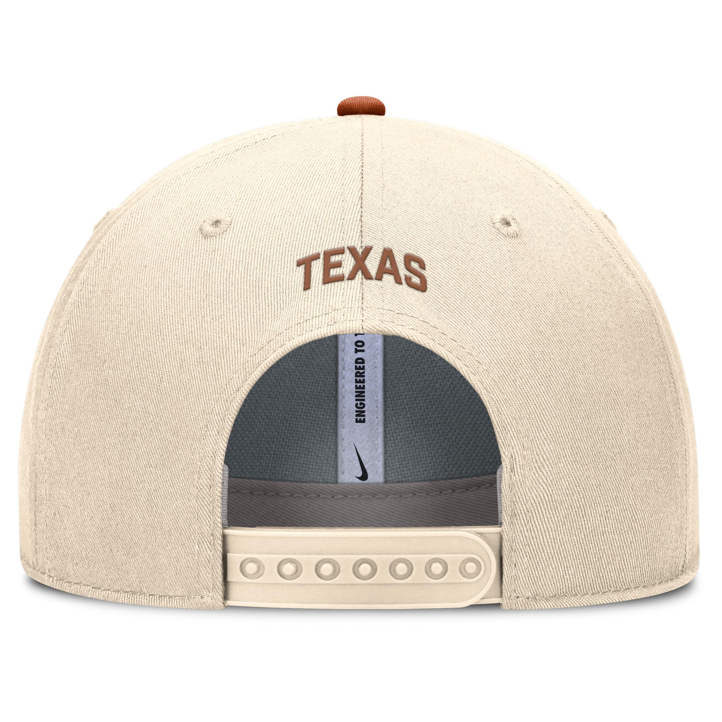 Texas Primetime Rise Men's Nike Dri-FIT College Trucker Adjustable Hat Product Image