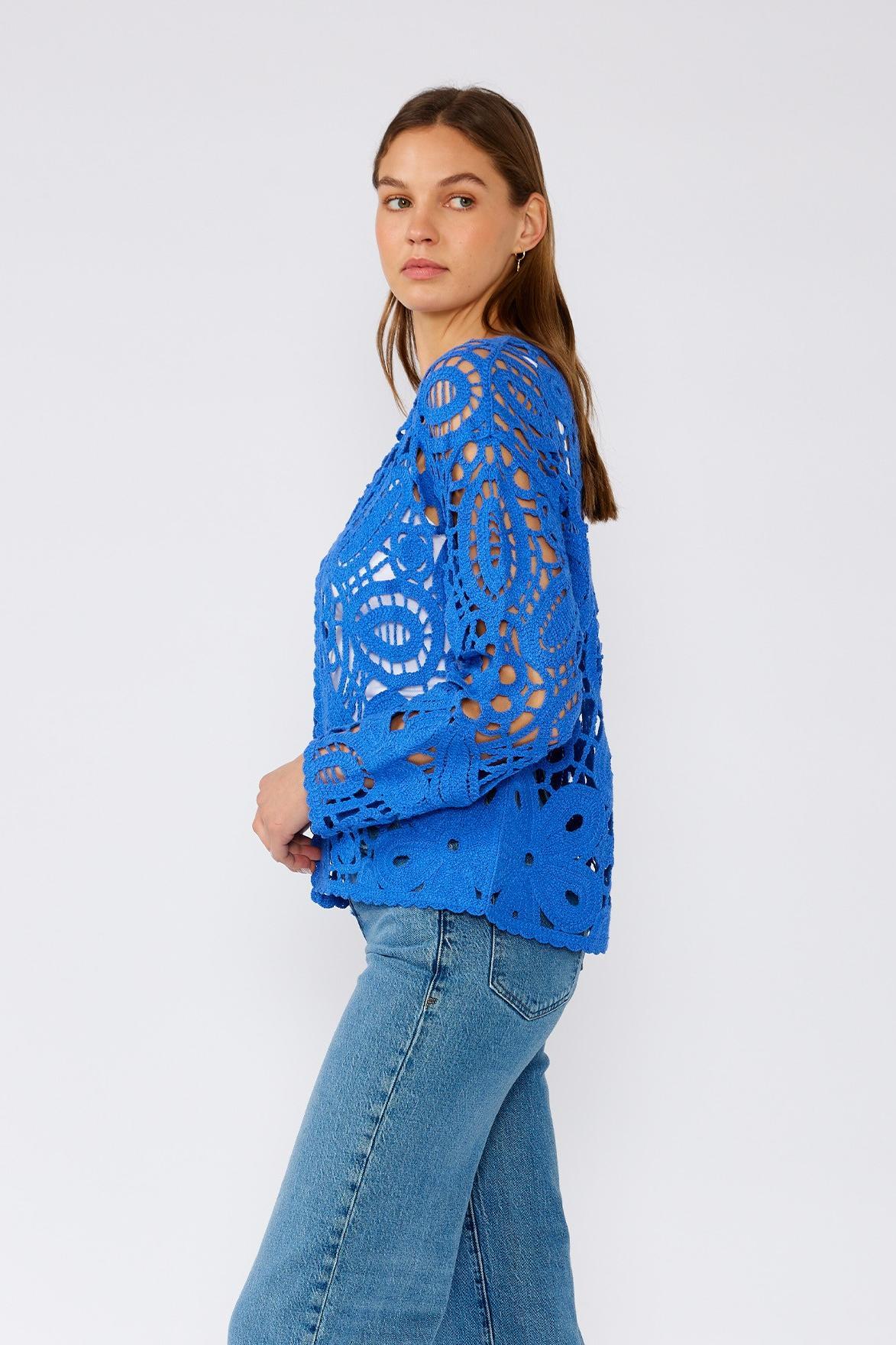 Crochet Wrap Top Product Image