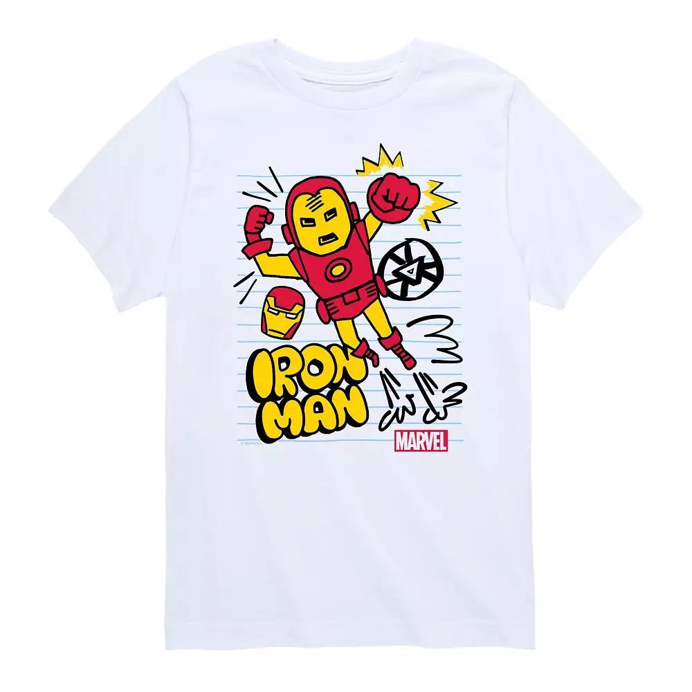Boys 8-20 Marvel Iron Man Scribble Graphic Tee, Boy's,  Product Image