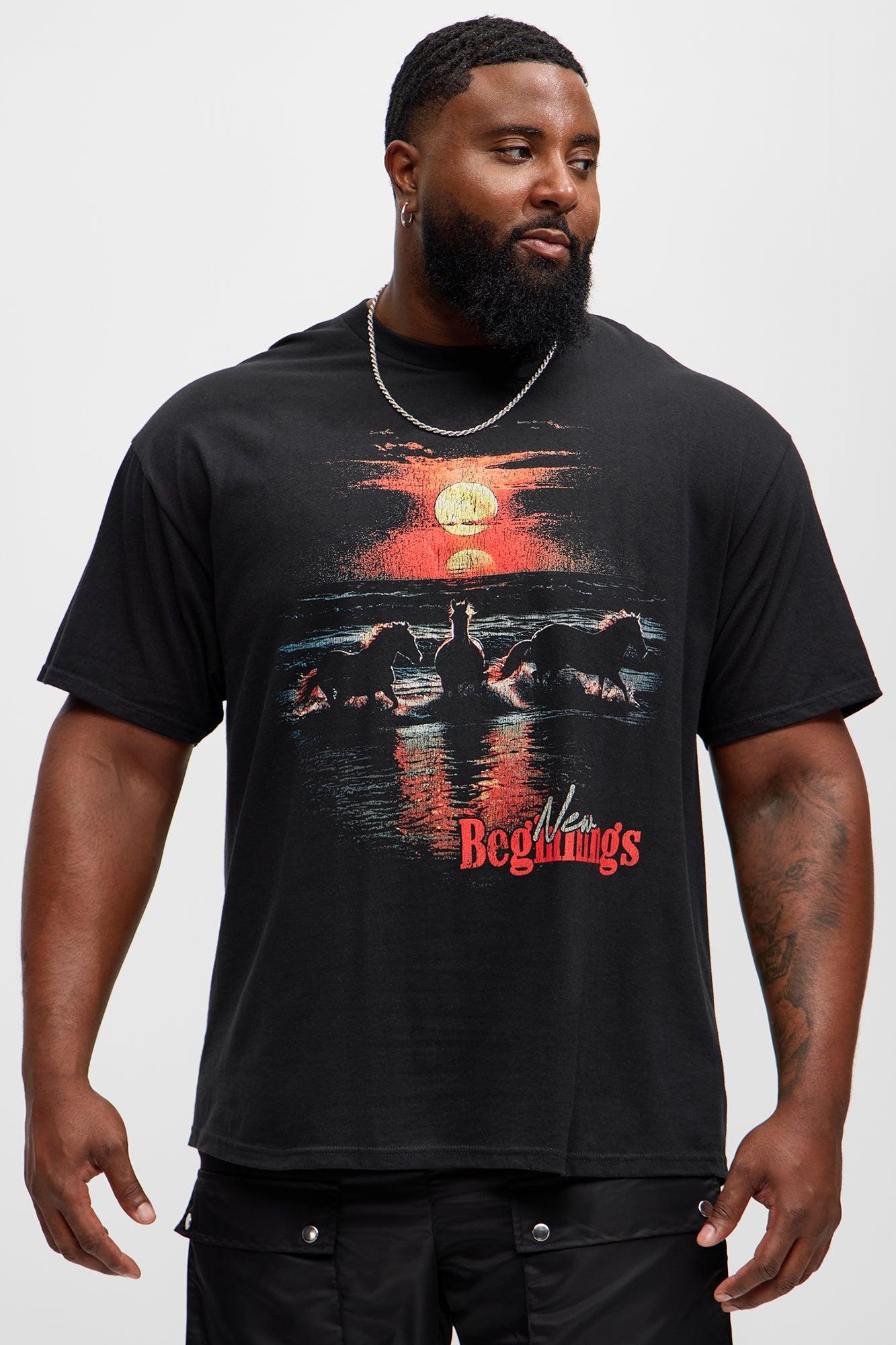 New Beginnings Are Ahead Short Sleeve Tee - Black Product Image