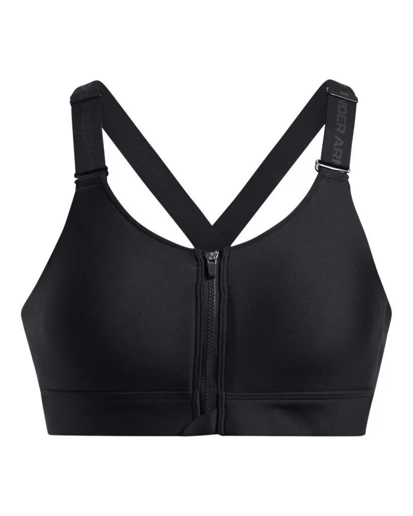 Womens UA Infinity 2.0 High Zip Sports Bra Product Image