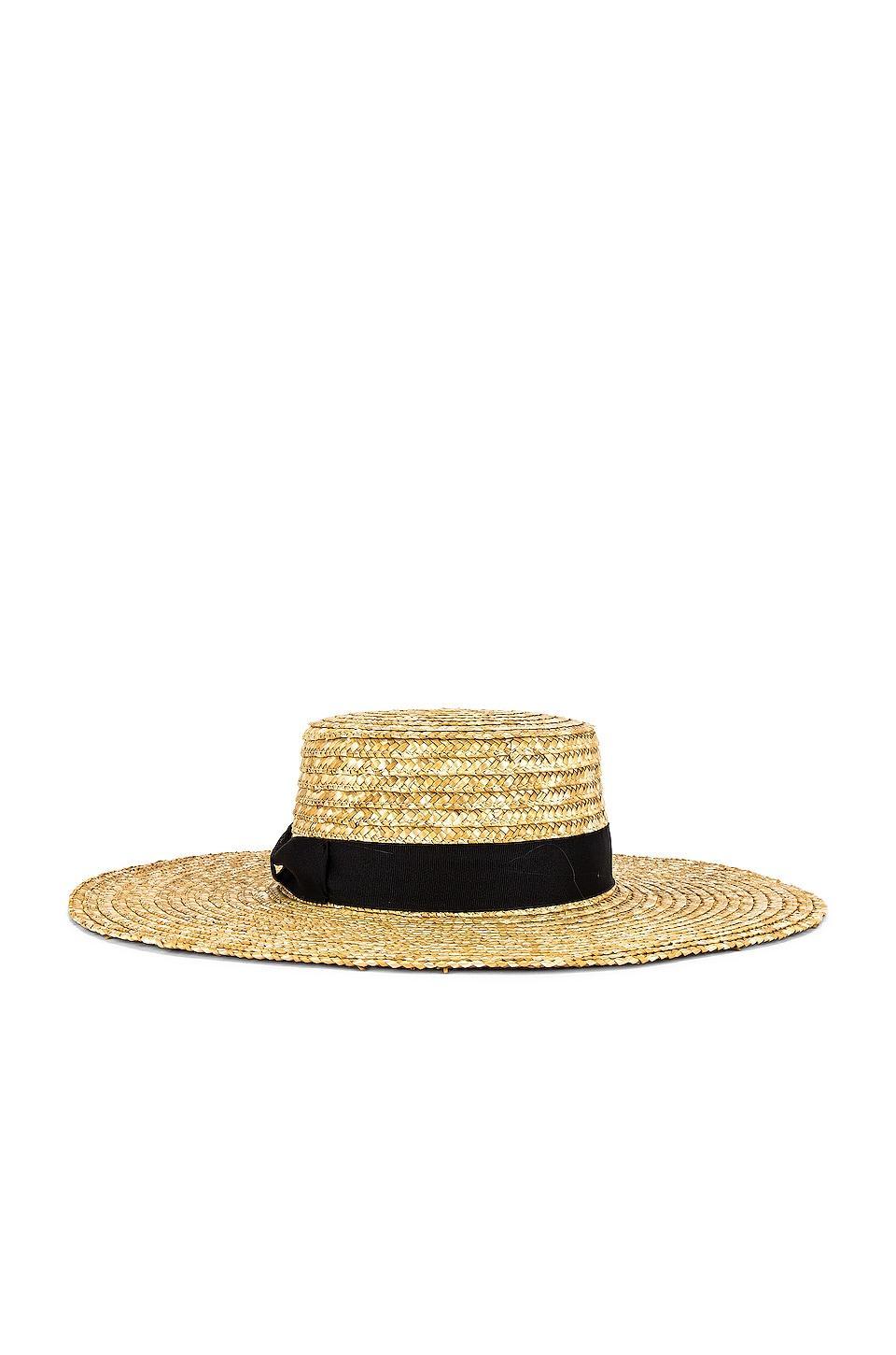 The Spencer Wide Brimmed Boater Lack of Color Product Image