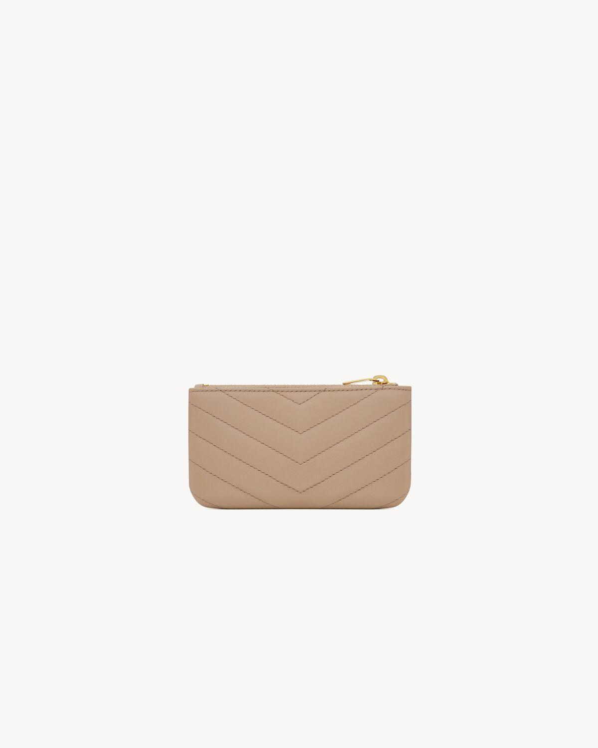 CASSANDRE MATELASSÉ key pouch in smooth leather | Saint Laurent | YSL.com Product Image