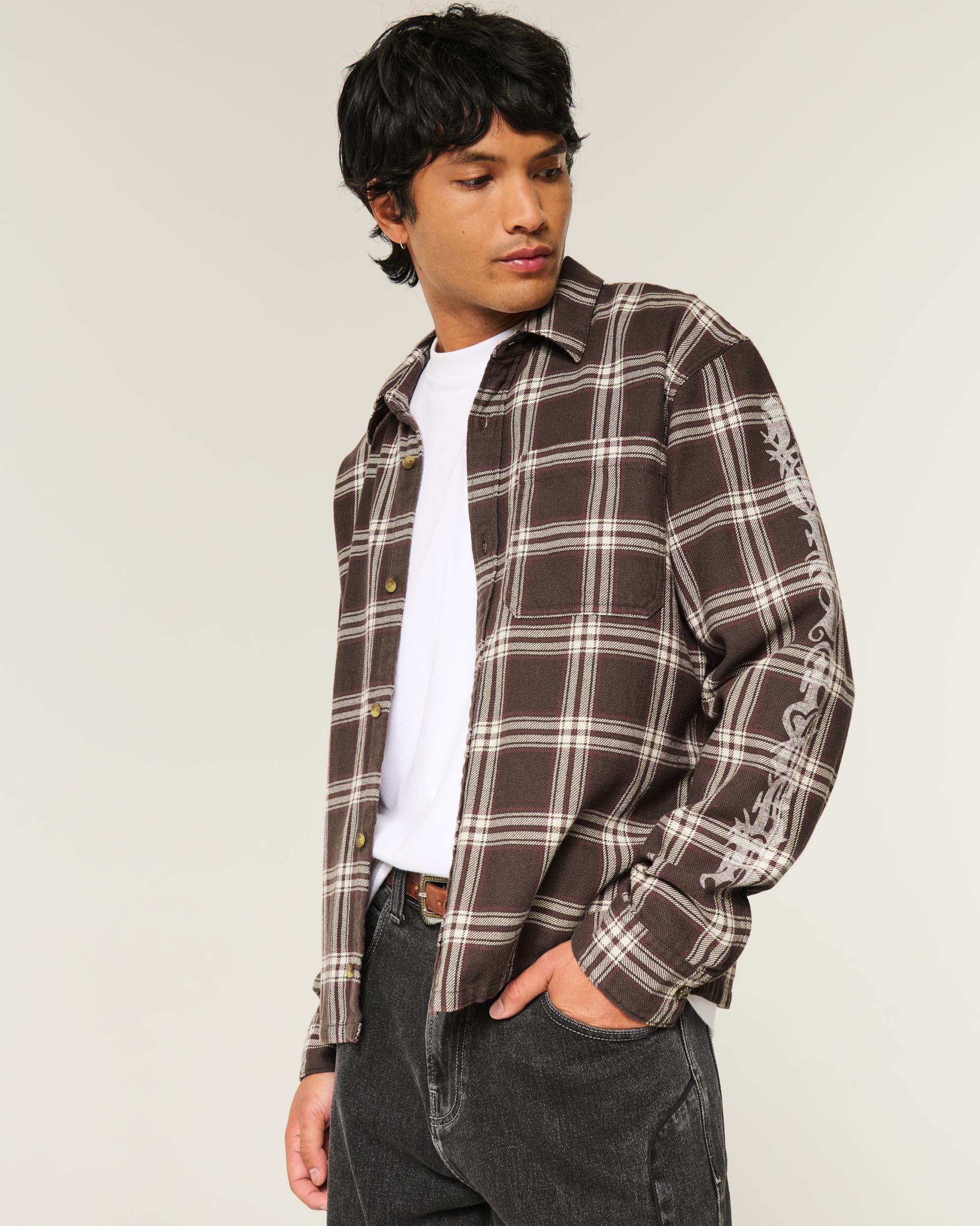 Long-Sleeve Flannel Shirt Product Image