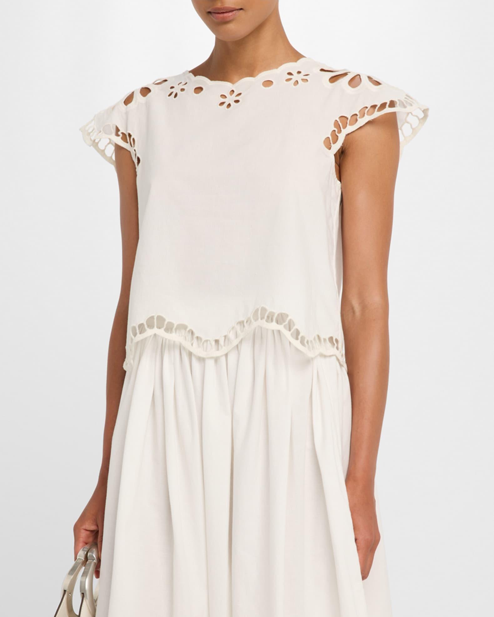 Super Bloom Eyelet Top Product Image