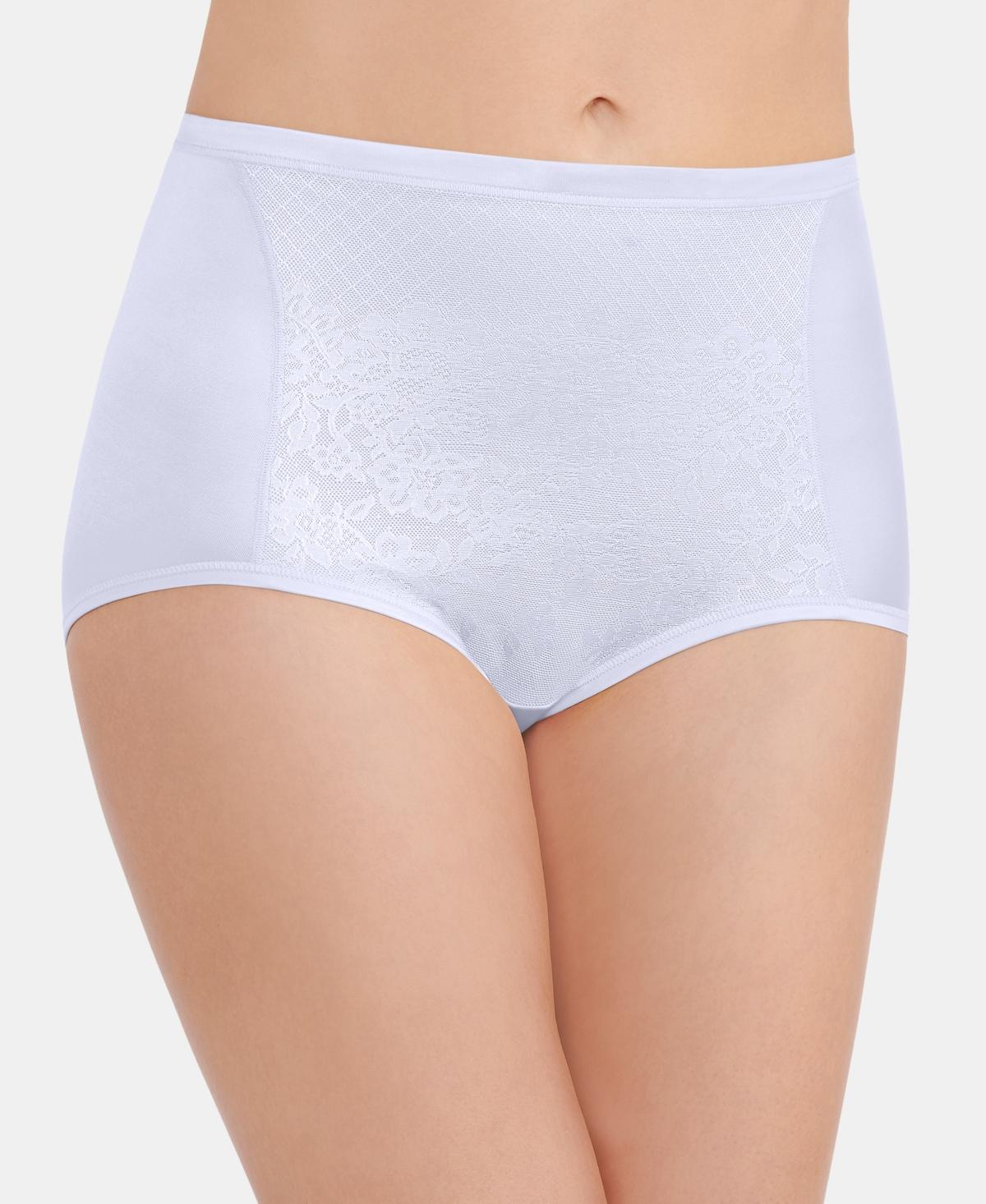 Women's Vanity Fair Lingerie® Smoothing Comfort Lace Brief Panty 13262, Beige Product Image