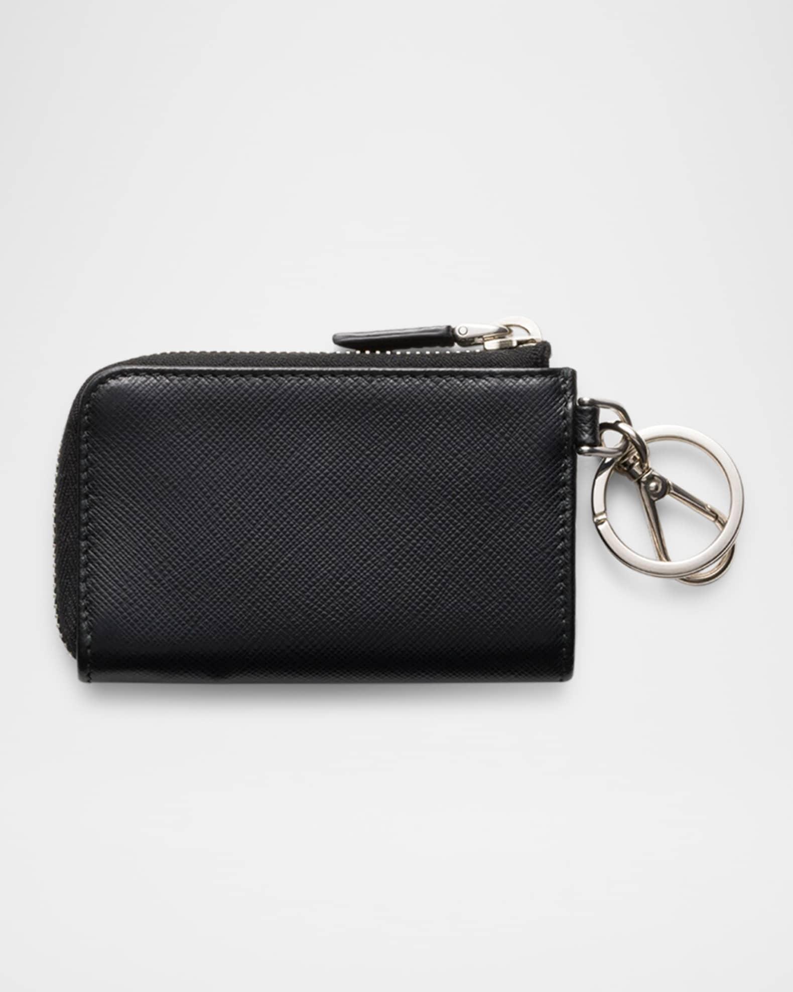 Men's Saffiano Leather Mini Pouch Product Image