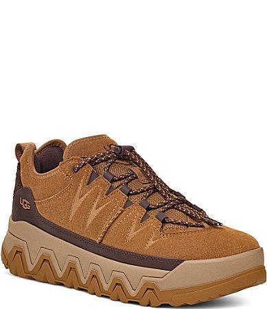 UGG Mens CapTrail Low Suede/Textile/Recycled Materials Sneakers Product Image