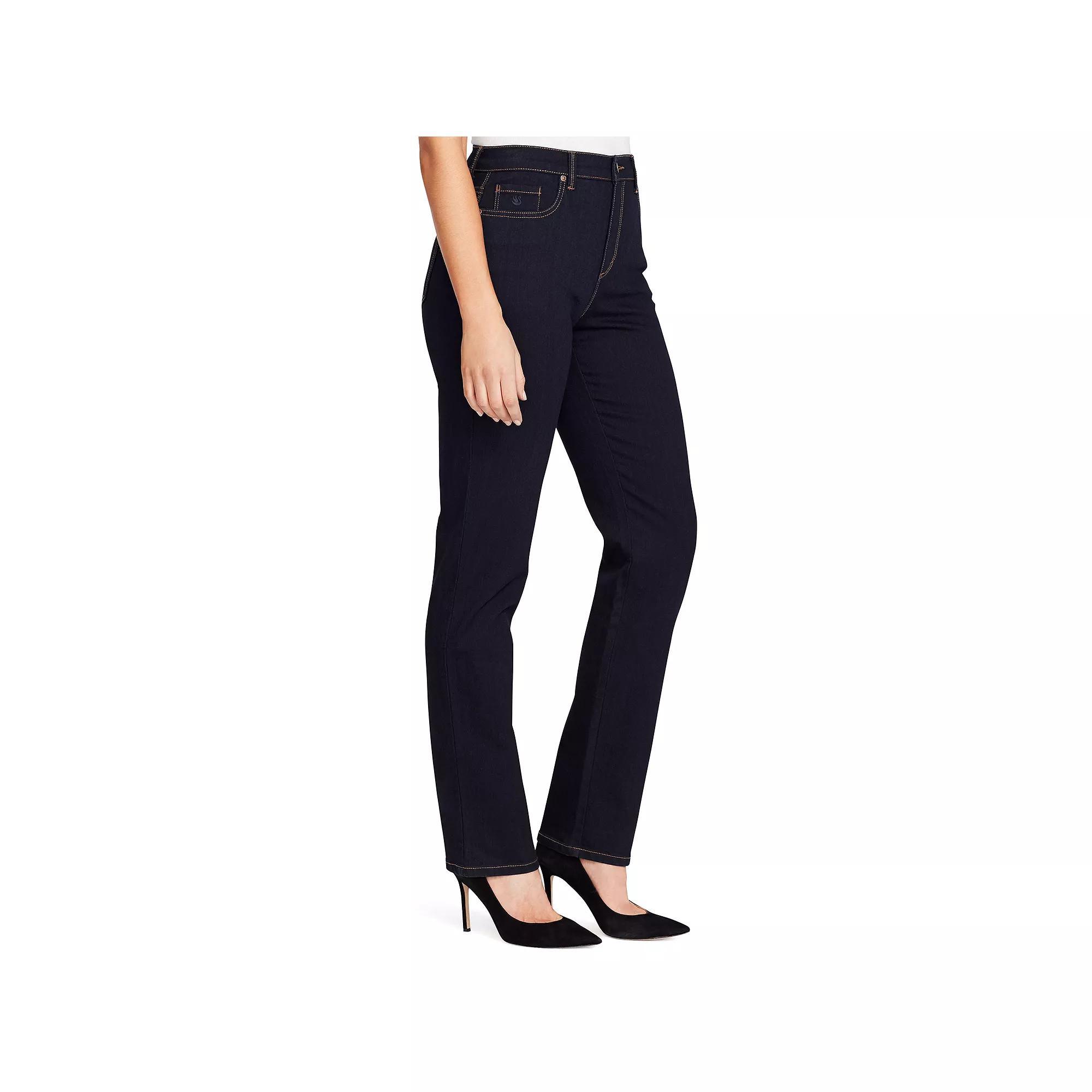 Women's Gloria Vanderbilt Amanda Classic Jeans, Size: 6 T/Large, Rinse Noir Product Image