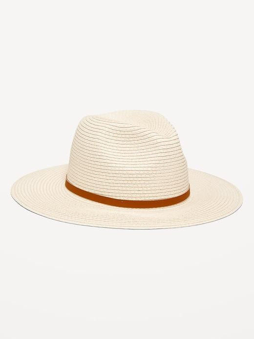 Wide-Brim Panama Sun Hat Product Image