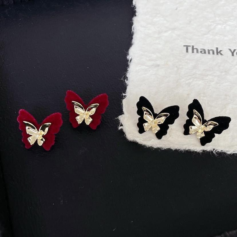 Butterfly Alloy Stud Earring Product Image