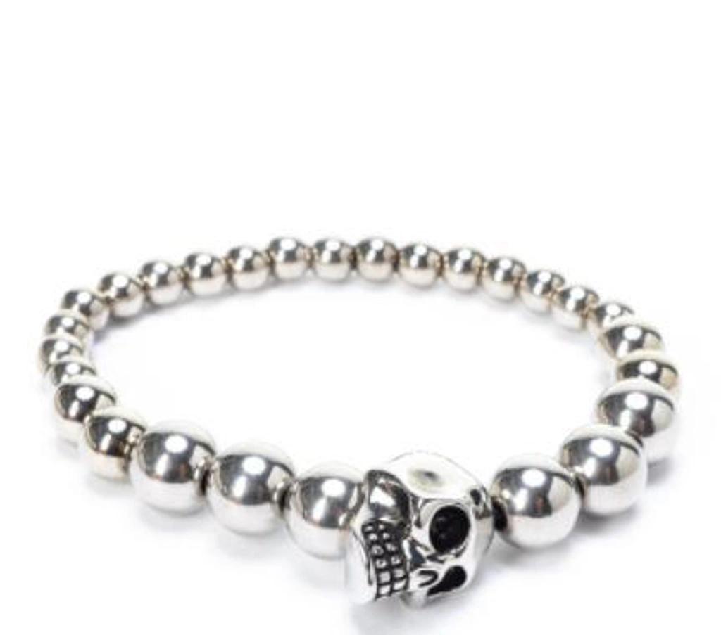 Silver Metal Bracelet Metallic  Uomo Tu In Grey Product Image