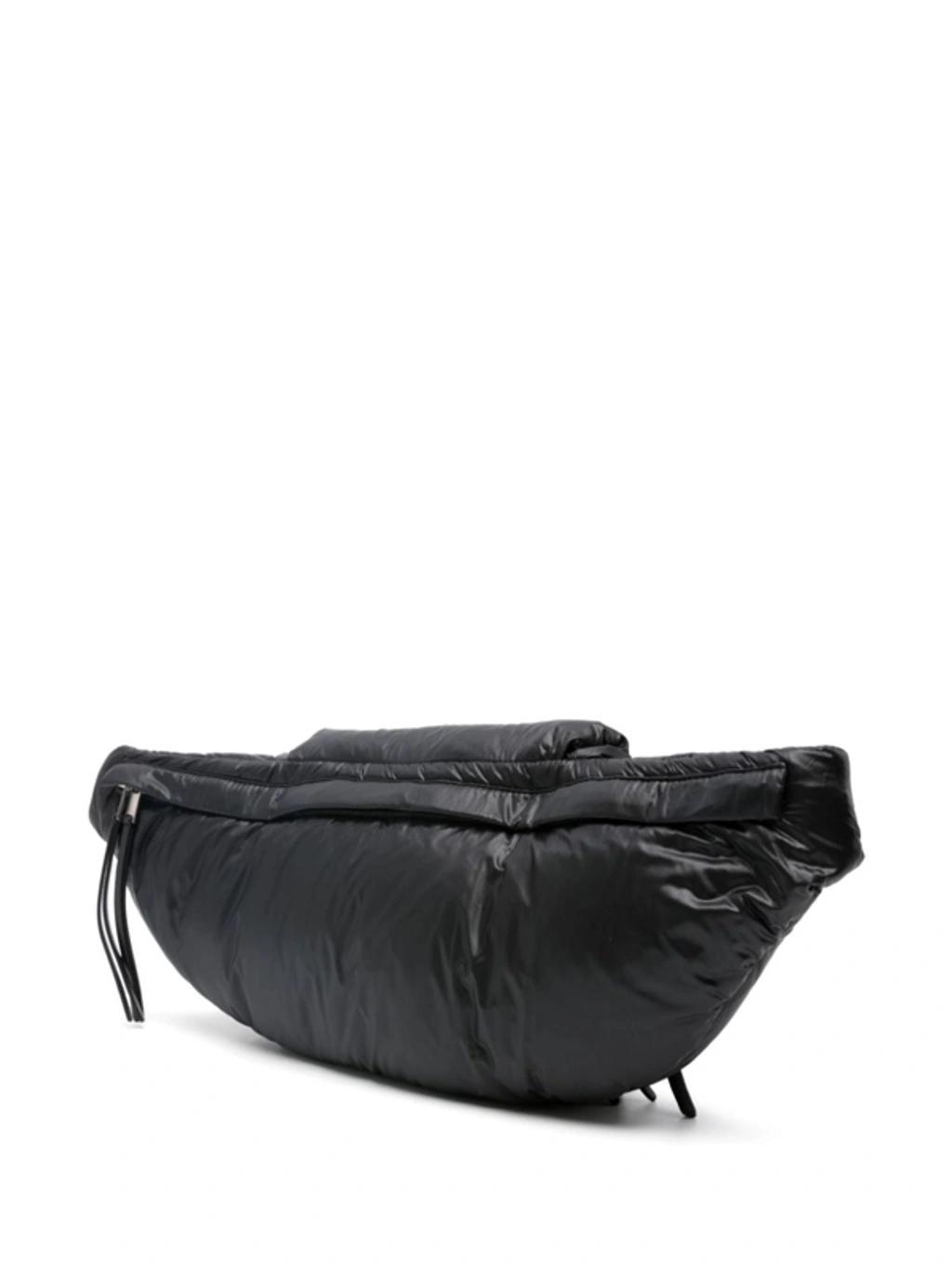 JIL SANDER Logo-print Padded Belt Bag In Black Product Image