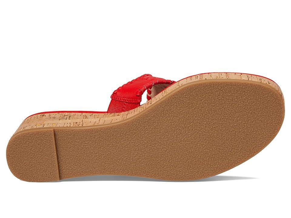 Jack Rogers Jacks Leather Flat Thong Sandals Product Image