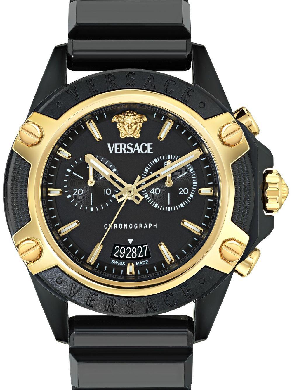 VERSACE Icon Active Chronograph, 44mm In Black Product Image