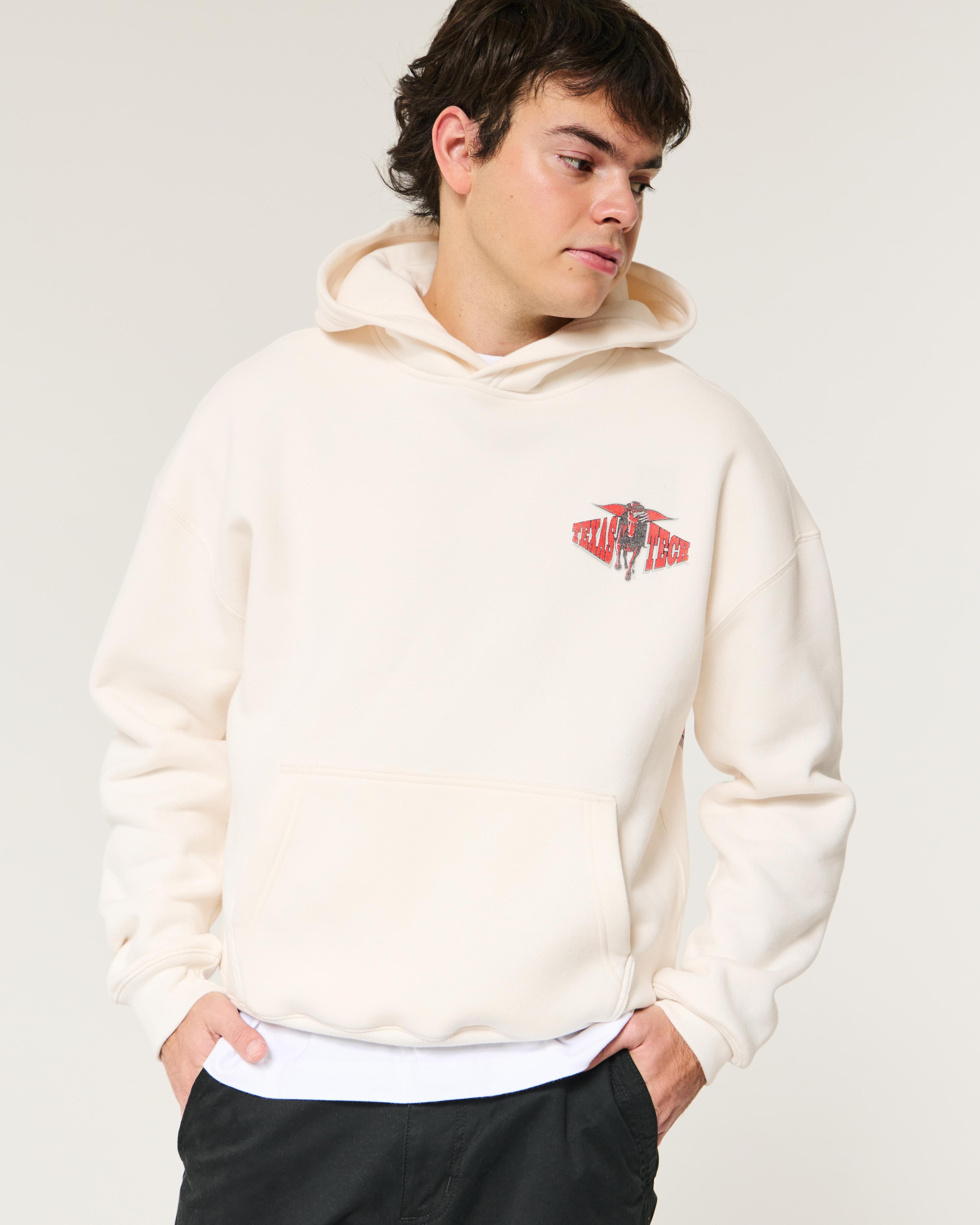 Boxy Ohio State Buckeyes Graphic Hoodie Product Image