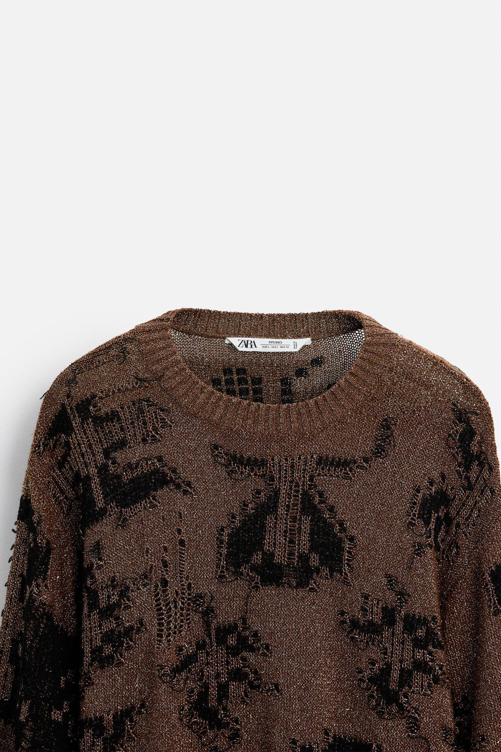 SHINY OPEN KNIT SWEATER LIMITED EDITION Product Image