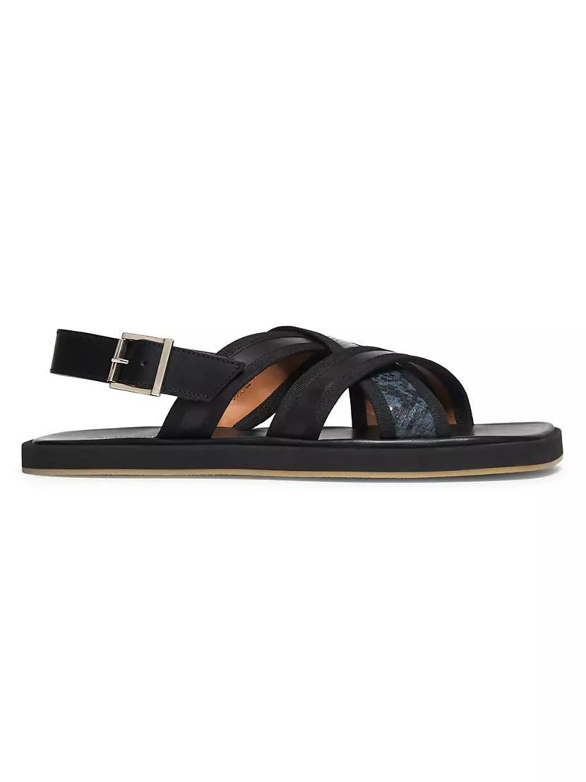 Mens Comporta Leather Sandals Product Image