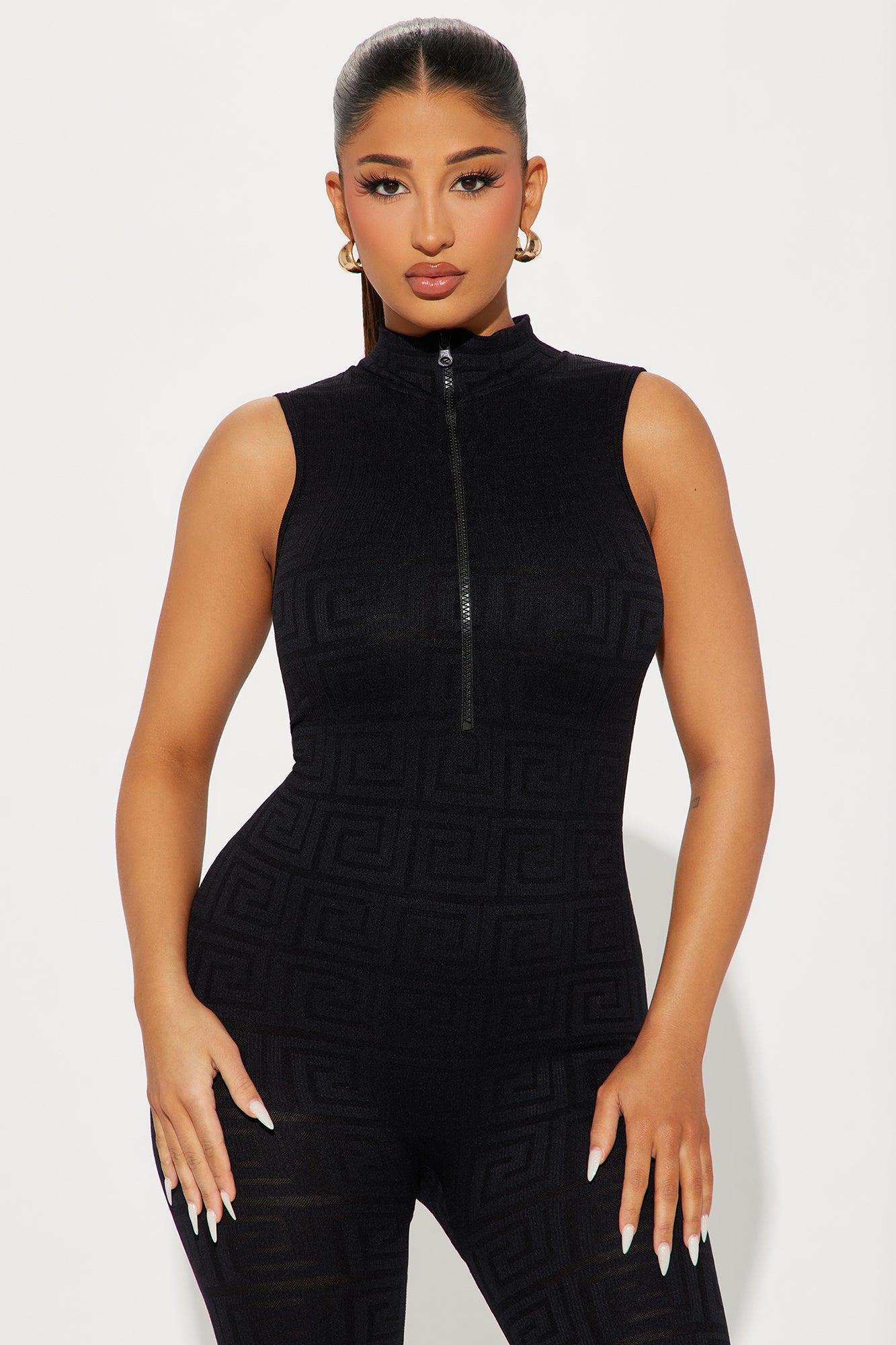 Bianka Seamless Jumpsuit - Black Product Image