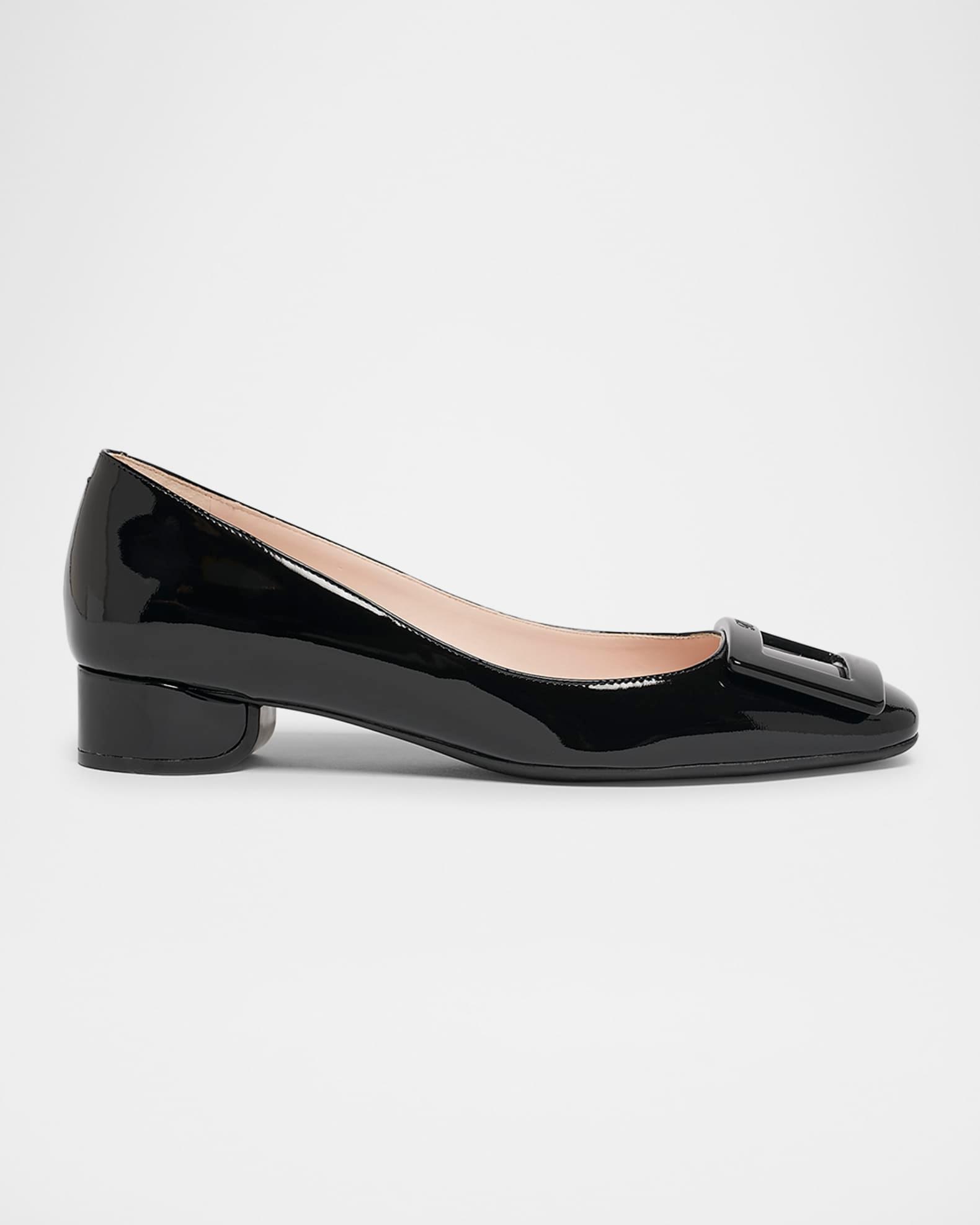 Roundy Patent Buckle Ballerina Pumps Product Image