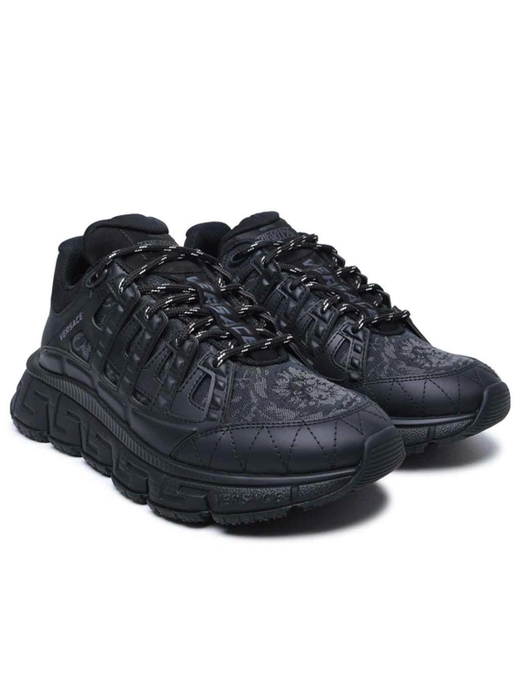 VERSACE Sneakers Trigreca In Black Product Image