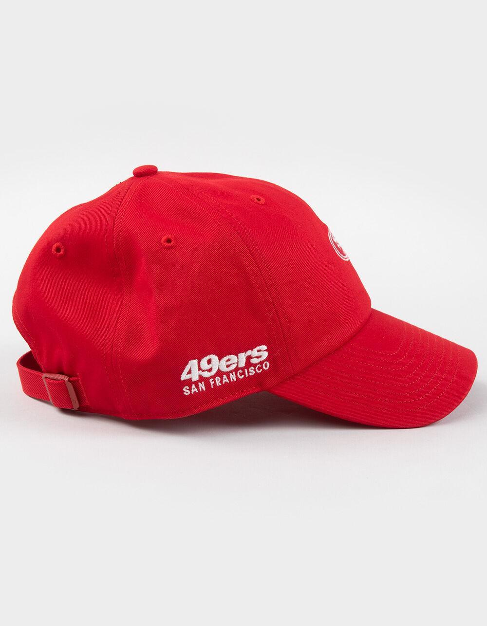 47 BRAND San Francisco 49ers Foundational '47 Clean Up Strapback Hat - RED Product Image